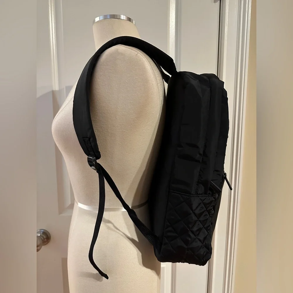 DSW Exclusive Black Quilted Backpack